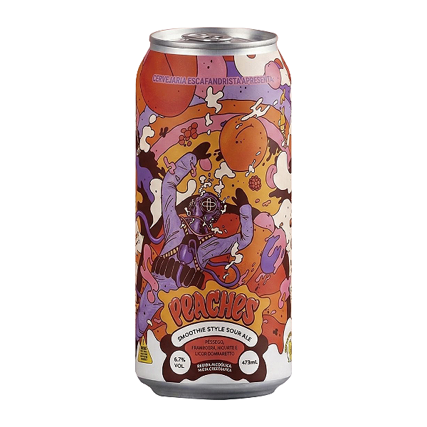 Escafandrista Peaches Smoothie Sour 473ml