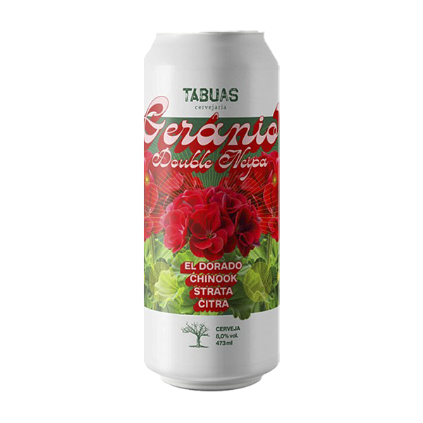 Tábuas Gerânio Double NEIPA 473ml