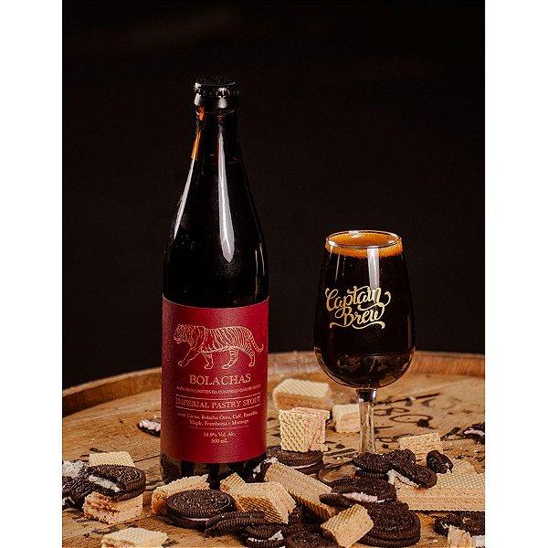 Captain Brew Bolachas Além Dos Limites Da Compreensão Humana Double Pastry Stout 500ml