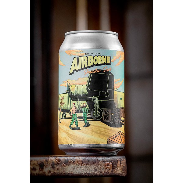 Salvador Airborne Kiwi Pêssego Smoothie Sour 350ml