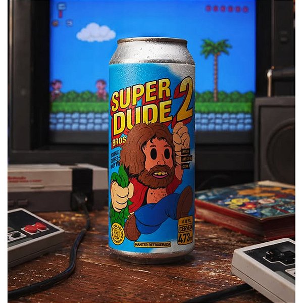 Dude Super Dude Bros 2 Double NEIPA 473ml
