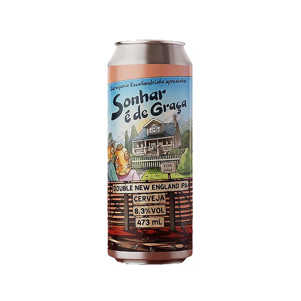 Escafandrista Sonhar É De Graça Double NEIPA 473ml