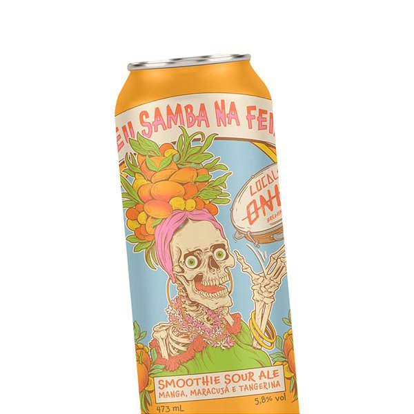 Locals Only Deu Samba Na Feira Manga Maracujá E Tangerina Smoothie Sour 473ml