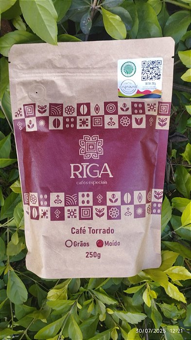 Café Riga Frutas Amarelas 250g em grãos