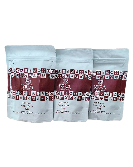 Kit Degustação 3 embalagens de 100g