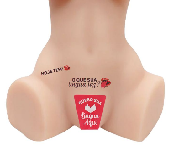 Tatuagem Temporária Quero sua Língua