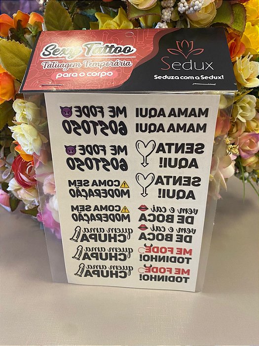 Tatuagem Temporária Mama Aqui