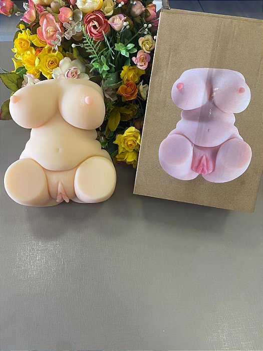 Masturbador Gordinha Meio Corpo Vagina , Ânus e Seios