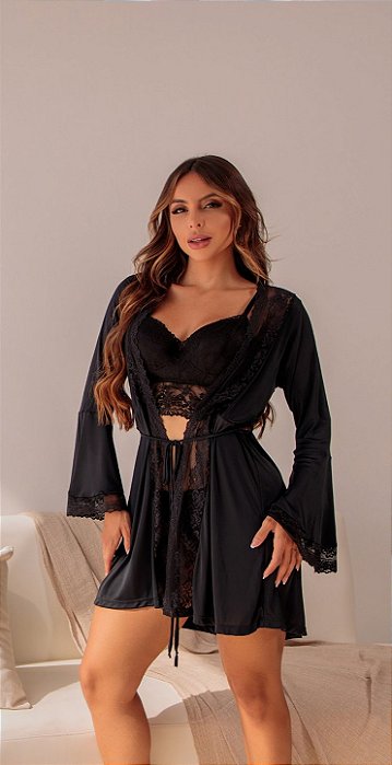 Robe Liganete com Renda