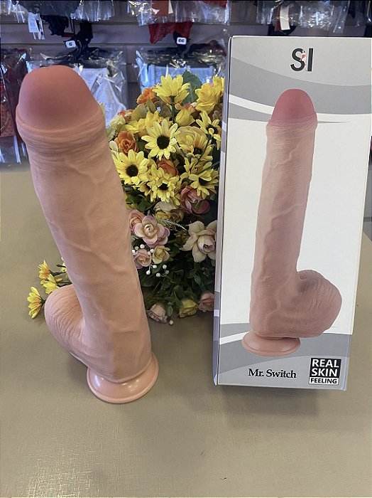 Pênis Dildo Realístico com Ventosa 26,5x5,5 cm