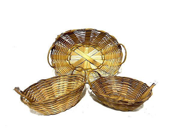 Cesta para Pão - Porta Pão - Pãozeira de Bambu