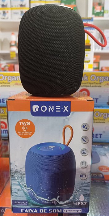 CAIXA DE SOM 0303 Á PROVA D' AGUA TWS  IPX7 BLUETHOOTH