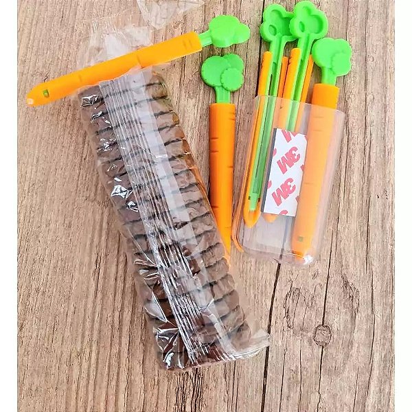 KIT PRENDEDOR P  EMBALAGENS C 5 PCS - 12.7X4CM TOP 1252