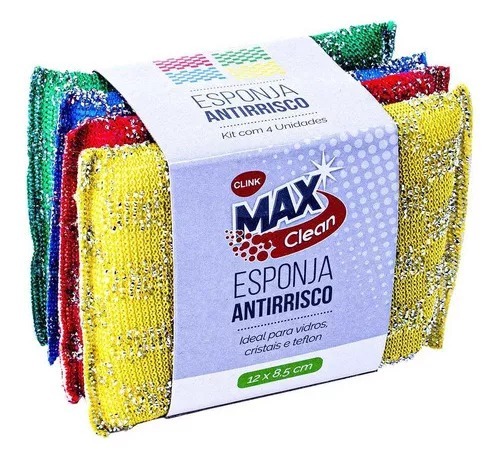 KIT ESPONJA C 4 PÇS TOP 1407