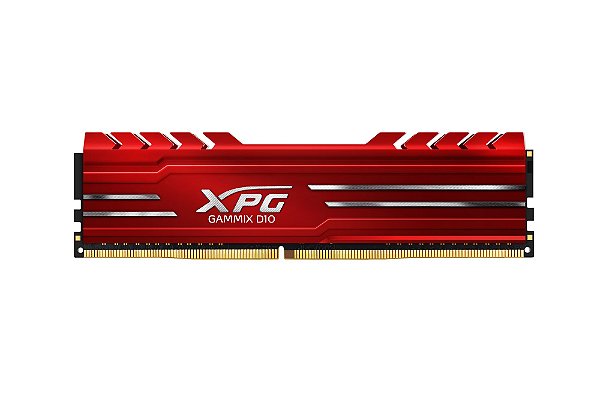 Memória XPG Gammix D10, 8GB, 1x8GB, 2666MHz, DDR4 - Red