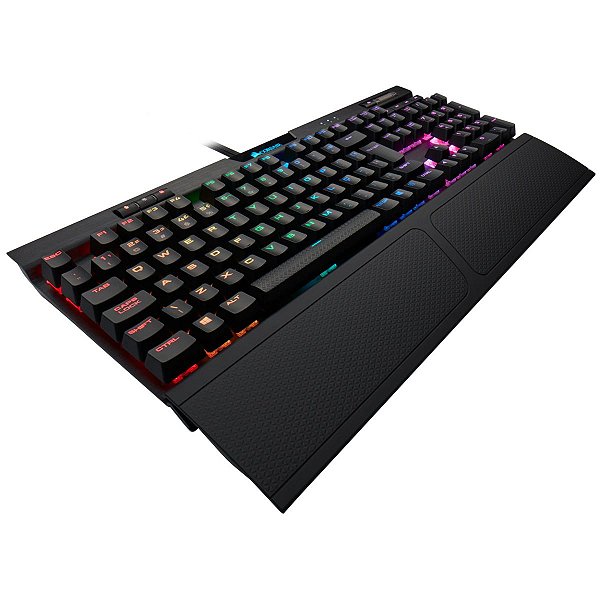 Teclado com fio Corsair K70 RGB MK.2 Rapidfire, Mecânico