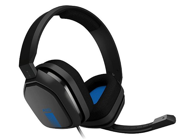 Headset Astro A10, PC/PS4, Stereo, P3 - Preto/Azul
