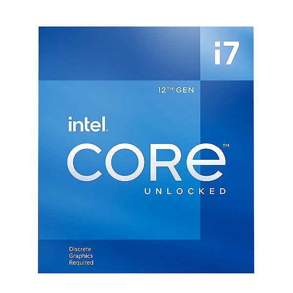Processador Intel Core i7 12700kf 3,60GHz, 12-Core, LGA1700
