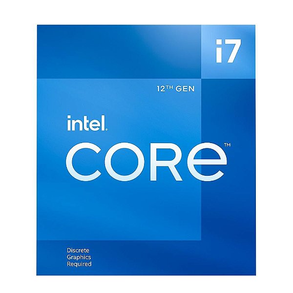 Processador Intel Core i7 12700F, 2,10GHz, 8-Core, LGA1700