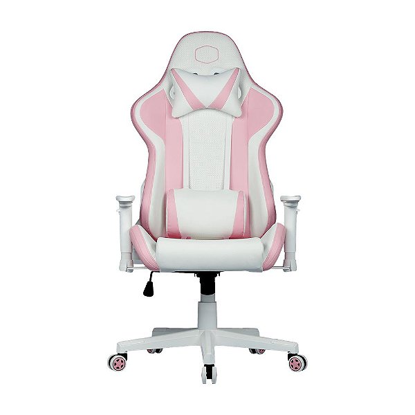 Cadeira Gamer Cooler Master Caliber R1s - Rosa/Branco