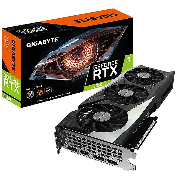 Placa de vídeo GIGABYTE NVIDIA RTX 3050 - 8GB, 128bits