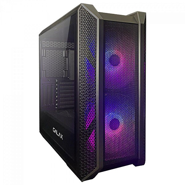 Gabinete GALAX Andromeda, Preto, sem Fans, Mid-Tower, Vidro