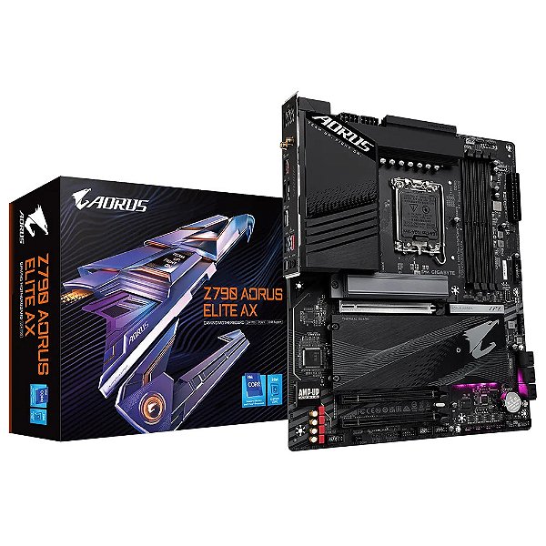 Placa Mãe Gigabyte Z790 GAMING X AX, DDR5, ATX, LGA1700 - Tertz - Tertz