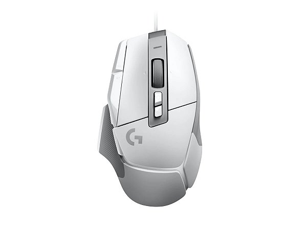 Mouse com fio Logitech G502 X Lightforce, 25.600DPI, USB - Branco