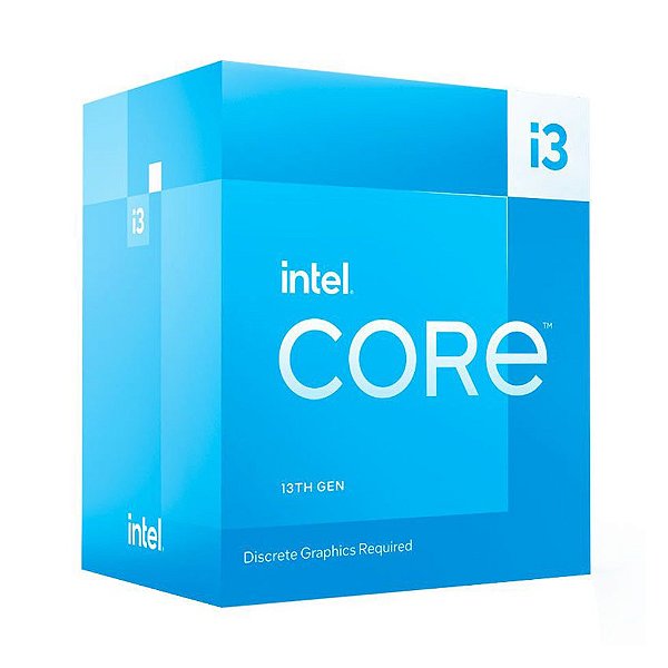 Processador Intel Core i3 13100f, 3.40GHz, Quad-Core, LGA1700