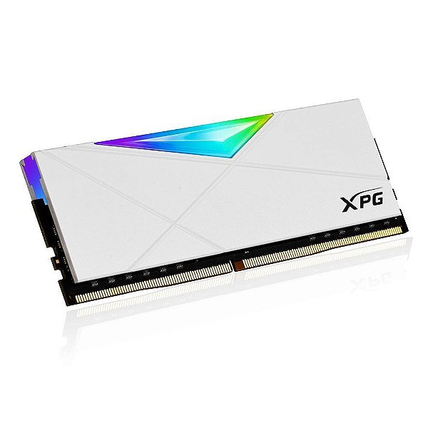 Memória XPG Spectrix D50 RGB, 8GB, 1x8GB, 3600MHz, DDR4 - Branco