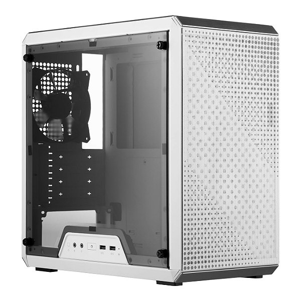 Gabinete Cooler Master Masterbox Q300L, microATX, Acrílico - Branco