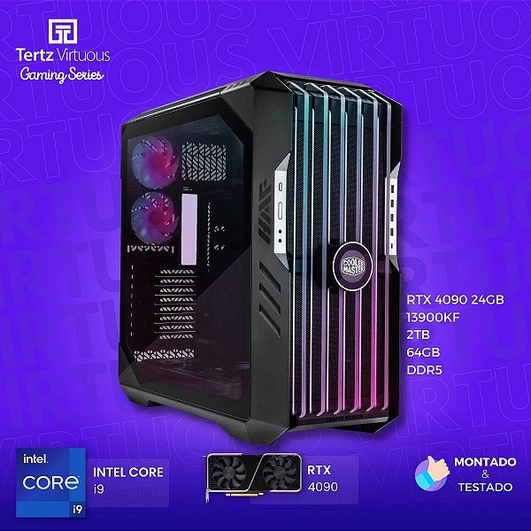 PC Gamer Intel I9 14º Geração - Geforce RTX 4090 24Gb - 64GB DDR5