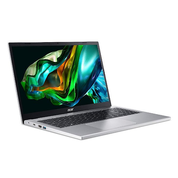 Notebook Acer Aspire A315-24P-R611, Tela 15.6" FHD, AMD Ryzen 5-7520U, 8GB RAM DDR5, 256GB SSD, AMD Radeon Graphics, Windows 11 Home