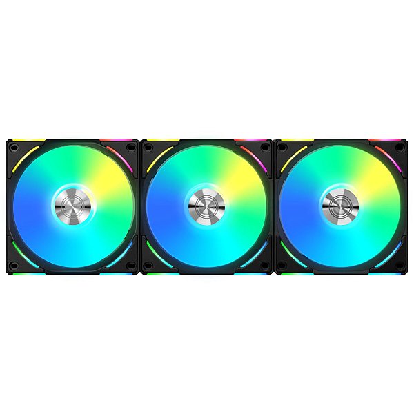 Cooler Fan Lian Li Uni Fan AL120 V2 RGB 3in1, 3x120mm - Preto