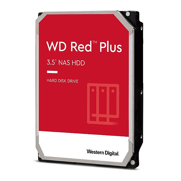 HD 3,5" WesternDigital RED Plus, 10TB, SATA III, 256MB Cache
