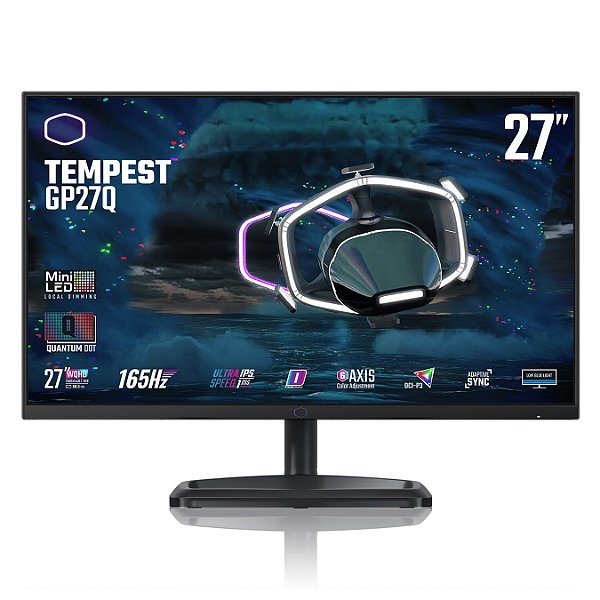 Monitor Cooler Master Tempest GP27Q, 27", WQHD, IPS, 165Hz, 1ms, sRGB