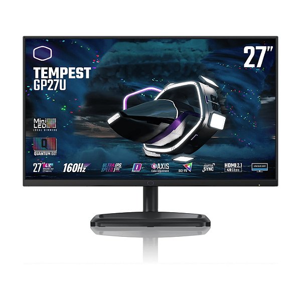Monitor Cooler Master Tempest GP27U, 27", UHD 4K, IPS, 160Hz, 1ms, sRGB