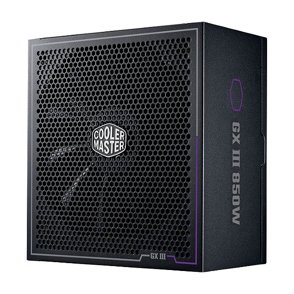 Fonte Cooler Master GX III Gold 850, ATX 3.0 com 12VHPWR, Full-modular, 80 Plus Gold - 850W