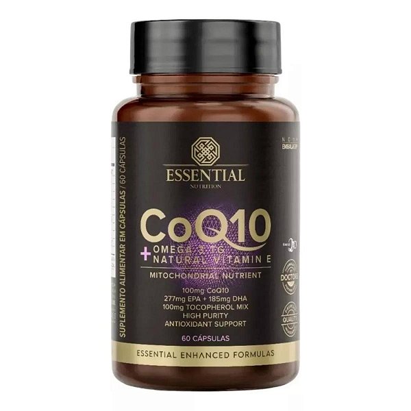 Coenzima Q10 60 cápsulas Essential Nutrition - Coq10