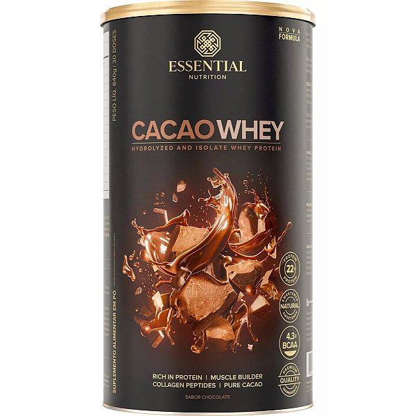 Cacao Whey 840g Essential Nutrition