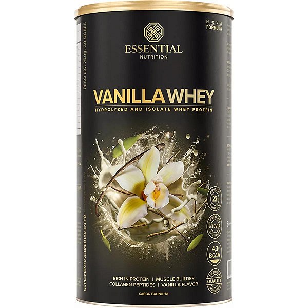 Whey Vanilla 750g Essential Nutrition
