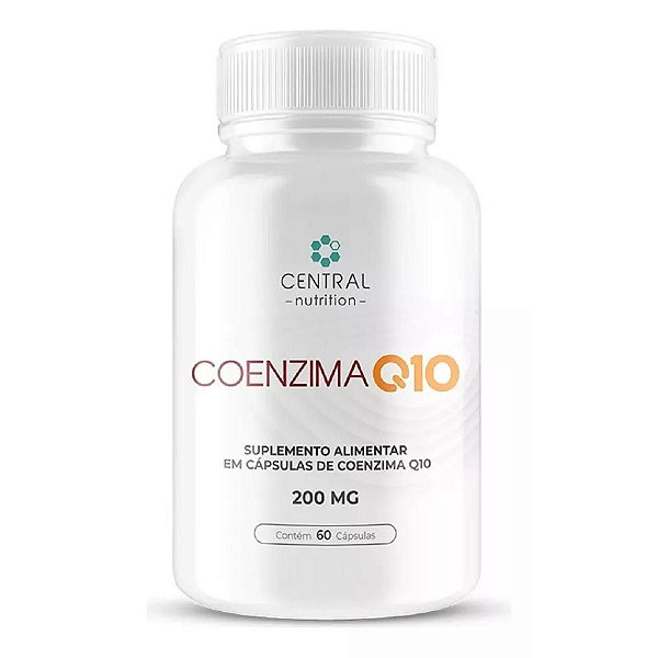 Coenzima Q10 200mg 60 cápsulas Central Nutrition