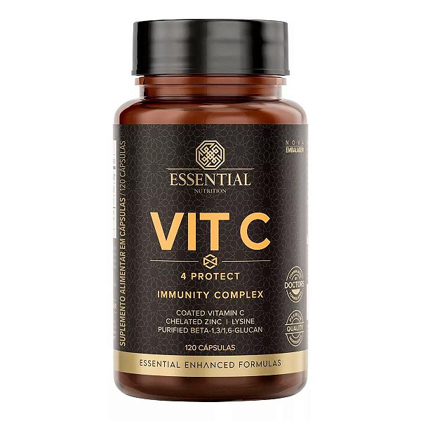 Vitamina C 120 cápsulas Essential Nutrition - 4 Protect