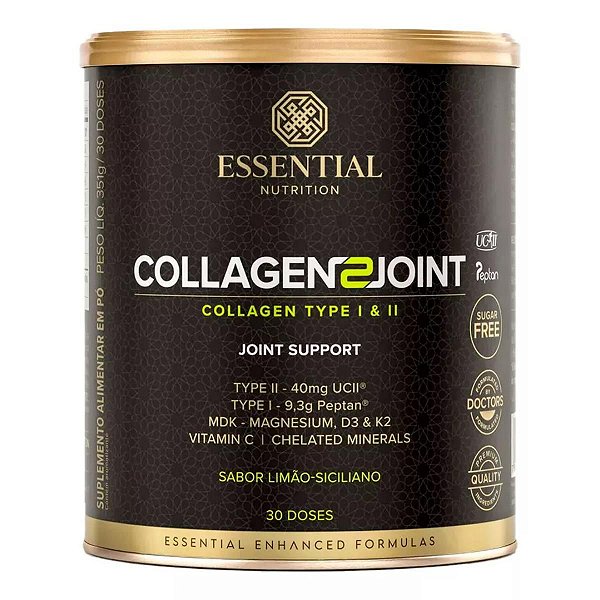 Collagen 2 Joint Limão 351g Essential Nutrition