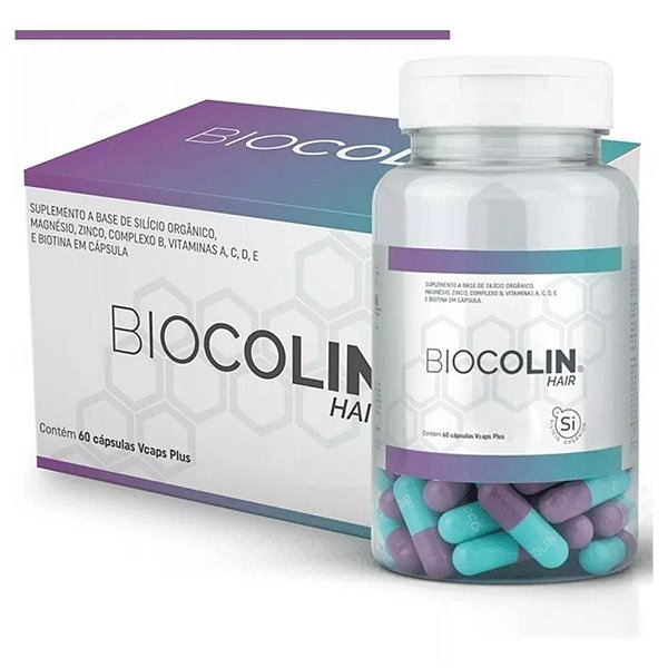 Biocolin Hair 60 cápsulas Central Nutrition