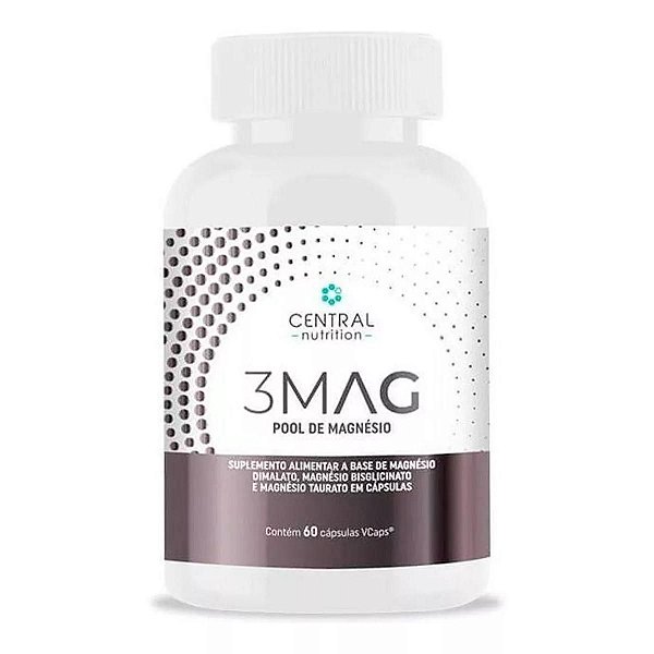 3 Mag 60 cápsulas Central Nutrition