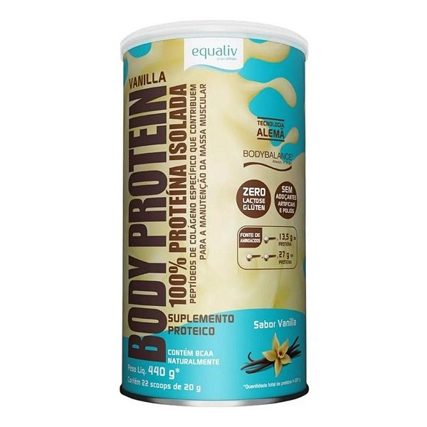 Body Protein Vanilla 440g Equaliv - Bodybalance