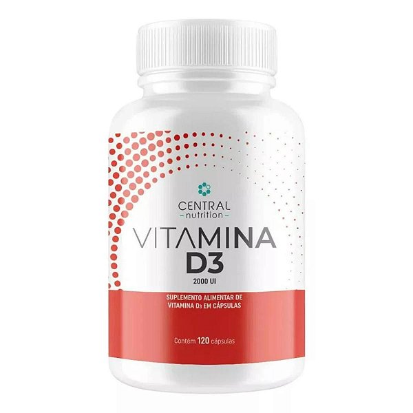 Vitamina D3 120 cápsulas Central Nutrition - 2000ui