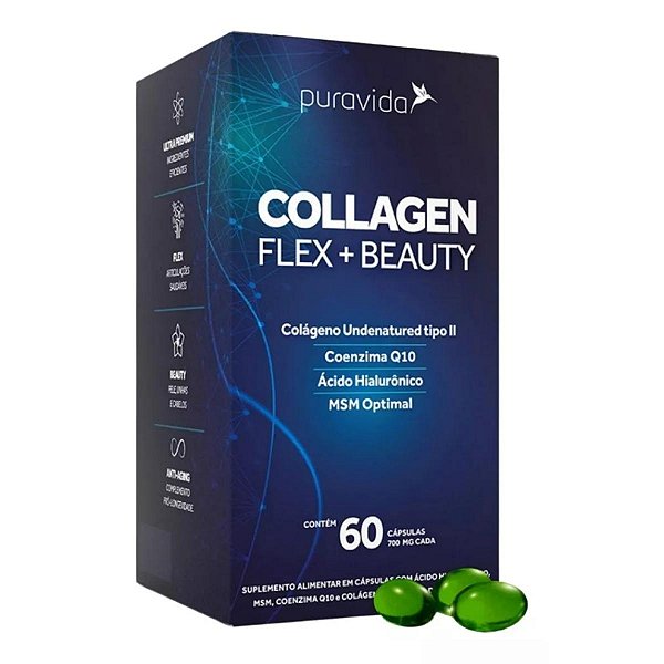 Collagen Flex Beauty 60 cápsulas Puravida