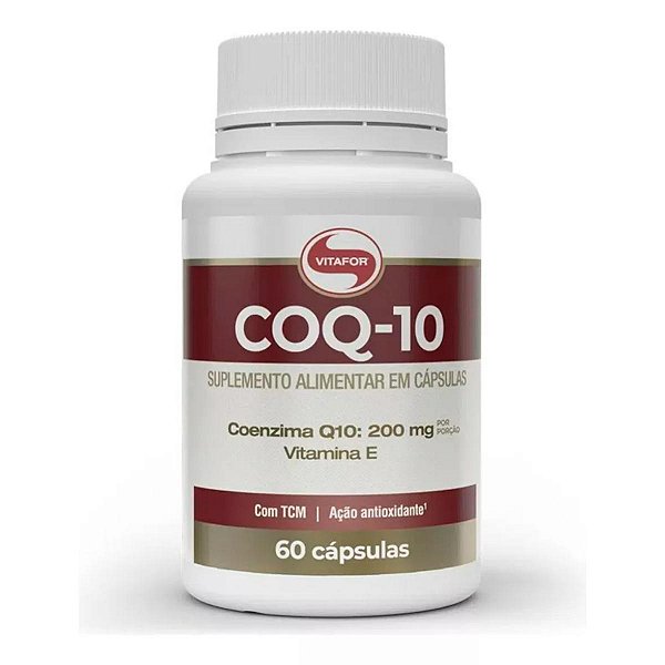Coenzima Q10 60 cápsulas Vitafor (200mg porção)